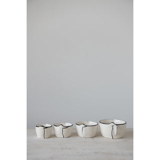 Stoneware Measuring Cups, Set of 4 - The Farmhouse