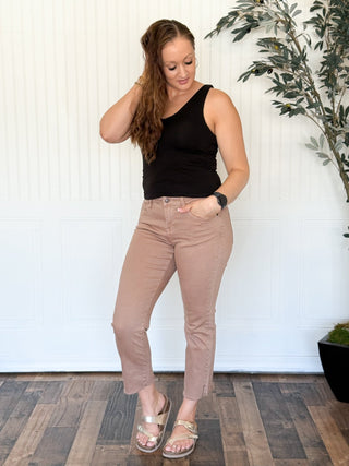 Straight Leg With Slit At Bottom - 210 Jeans - The Farmhouse