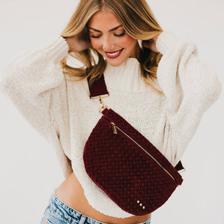 Suede Westlyn Woven Bum Bag - Bum Bag - The Farmhouse