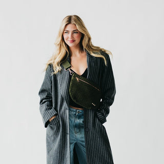 Suede Westlyn Woven Bum Bag - Bum Bag - The Farmhouse