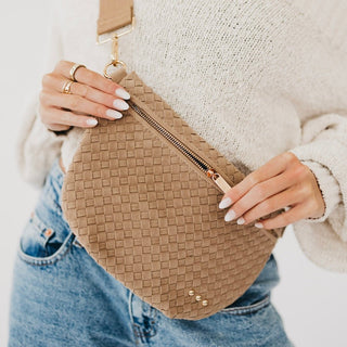 Suede Westlyn Woven Bum Bag - Bum Bag - The Farmhouse