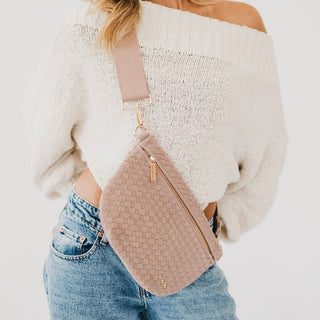 Suede Westlyn Woven Bum Bag - Bum Bag - The Farmhouse