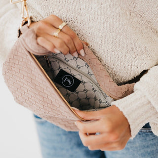 Suede Westlyn Woven Bum Bag - Bum Bag - The Farmhouse