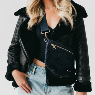 Suede Westlyn Woven Bum Bag - Bum Bag - The Farmhouse