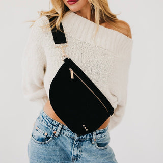 Suede Westlyn Woven Bum Bag - Bum Bag - The Farmhouse