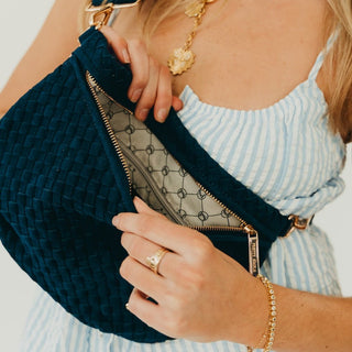 Suede Westlyn Woven Bum Bag - Bum Bag - The Farmhouse
