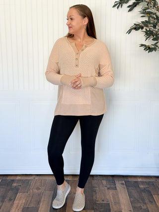 Sugar Knit Pocket Top - 100 Casual Tops - The Farmhouse