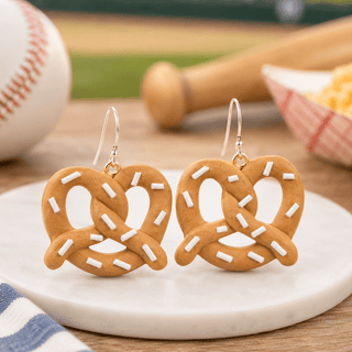 Summer Snack Pretzel Clay Earrings - 290 Jewelry - The Farmhouse