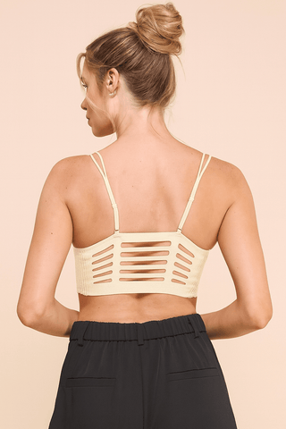 Sunkissed Scallop Laser - Cut Bralette - 250 Activewear + Lounge - The Farmhouse
