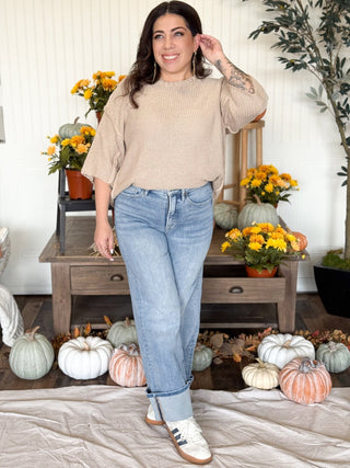 Super High Wide Leg With Cuffed Hem - 210 Jeans - The Farmhouse
