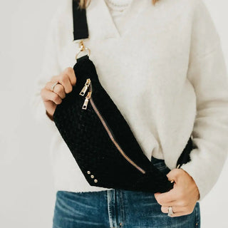 Susie Suede Bum Bag, Black - 280 Bags - The Farmhouse