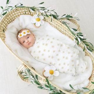 Swaddle Blanket - Daisy - The Farmhouse