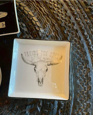 Taking The Bull By The Horns Trinket Dish - The Farmhouse