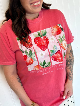 Taste & See the Lord Graphic Tee - 120 Graphic Tees - The Farmhouse