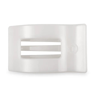 TELETIES Coconut White Flat Rectangle Hair Clip - 260 Fashion Accessories - The Farmhouse