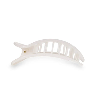 TELETIES Coconut White Flat Round Hair Clip - 260 Fashion Accessories - The Farmhouse