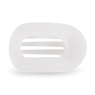 TELETIES Coconut White Flat Round Hair Clip - 260 Fashion Accessories - The Farmhouse
