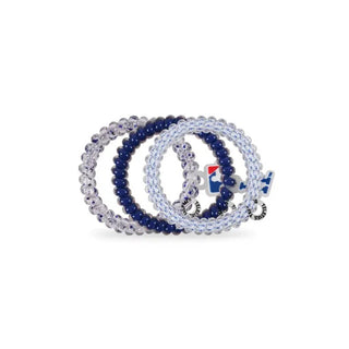 TELETIES Los Angeles Dodgers Spiral Hair Coils (Small, 3 - Pack) - 260 Fashion Accessories - The Farmhouse