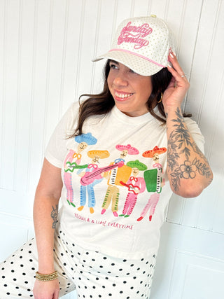 Tequila & Lime Vibes Crop Tee - 120 Graphic Tees - The Farmhouse