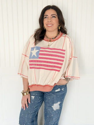 The All - American Weekend Pullover - 110 Blouses - The Farmhouse