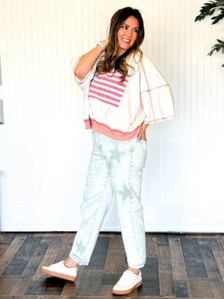 The All - American Weekend Pullover - 110 Blouses - The Farmhouse