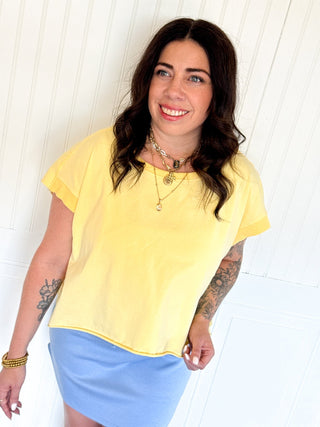 The Banana Split Back Tee - 100 Casual Tops - The Farmhouse
