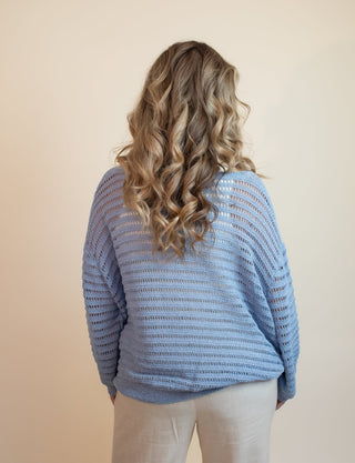 The Barefoot Morning Sweater, Dusk Blue - 130 Basics - The Farmhouse