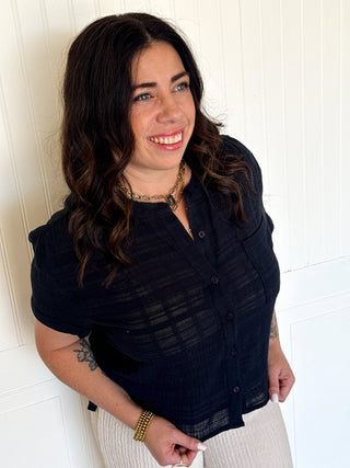 The Basecamp Classic Shirt, Black - 100 Casual Tops - The Farmhouse