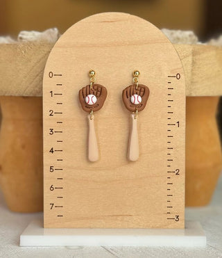 The Batter Up Charm Earrings - 290 Jewelry - The Farmhouse