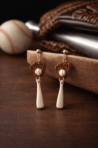 The Batter Up Charm Earrings - 290 Jewelry - The Farmhouse