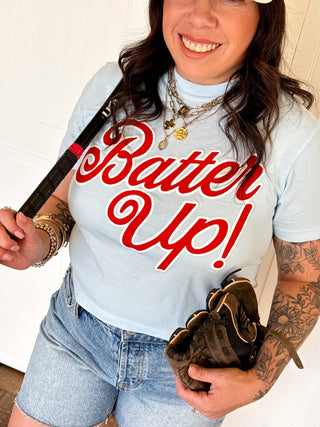 The Batter Up Cropped Tee - 120 Graphic Tees - The Farmhouse