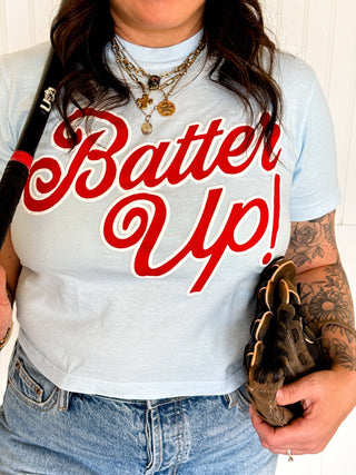 The Batter Up Cropped Tee - 120 Graphic Tees - The Farmhouse