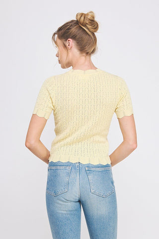 The Beach Glow Knit Top - 110 Blouses - The Farmhouse