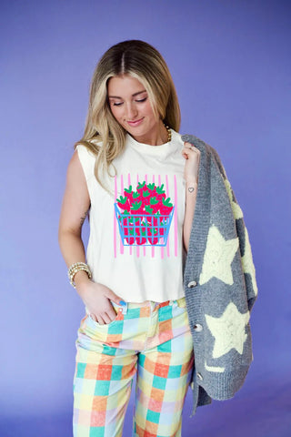 The Berry Cute Tank Top - 120 Graphic Tees - The Farmhouse