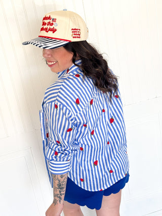 The Berryline Button Blouse - 110 Blouses - The Farmhouse