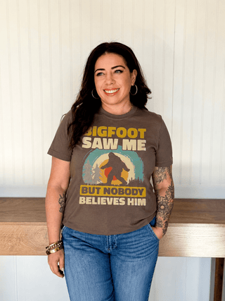 The Bigfoot Spotted Me Unisex Tee - 120 Graphic Tees - The Farmhouse