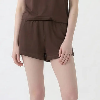 THE BLANK LAB Women's Mocha Roast Drawstring Shorts - 220 Shorts + Skirts - The Farmhouse