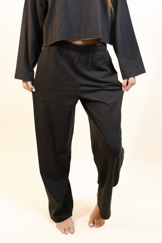 THE BLANK LAB Women's Soft Season Straight Leg Pants, Vintage Black - 250 Activewear + Lounge - The Farmhouse