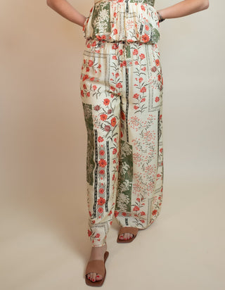 The Botanical Breeze Flowy Trousers - 240 Pants - The Farmhouse