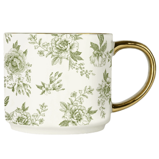 The Botanical Tile Comfort Mug - 440 Kitchen + Tabletop - The Farmhouse
