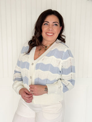 The Briarline V - Neck Knit Cardigan - 150 Kimonos + Cardigans - The Farmhouse