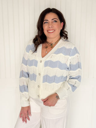 The Briarline V - Neck Knit Cardigan - 150 Kimonos + Cardigans - The Farmhouse