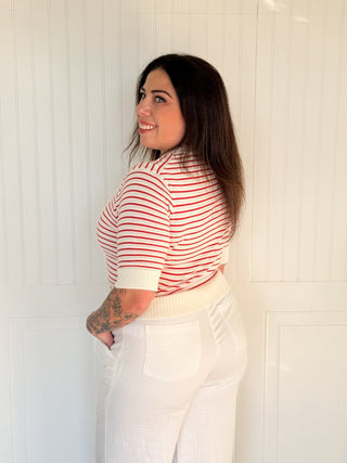 The Brixton Stripe Pullover - 100 Casual Tops - The Farmhouse