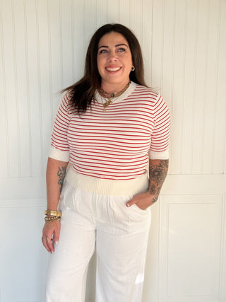 The Brixton Stripe Pullover - 100 Casual Tops - The Farmhouse