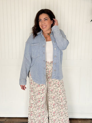 The Buttercream Garden Wide Legs - 240 Pants - The Farmhouse