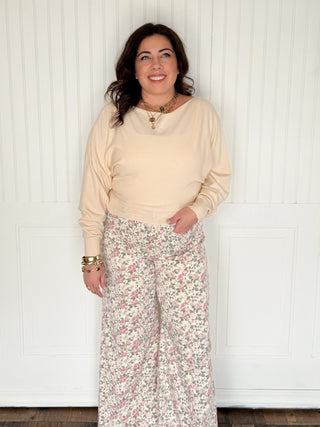 The Celestine Cashmere Sweater, Cream - 250 Activewear + Lounge - The Farmhouse