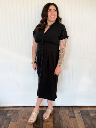 The Charlotte Button Midi - 170 Dresses - The Farmhouse