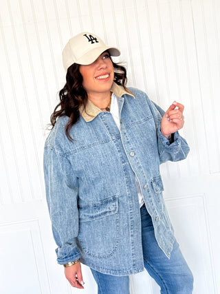 The Classic Ranch Contrast Denim Layer - 160 Outerwear - The Farmhouse