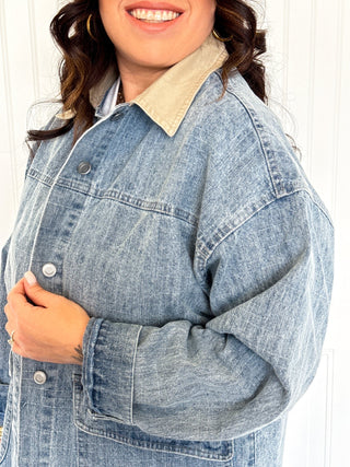 The Classic Ranch Contrast Denim Layer - 160 Outerwear - The Farmhouse
