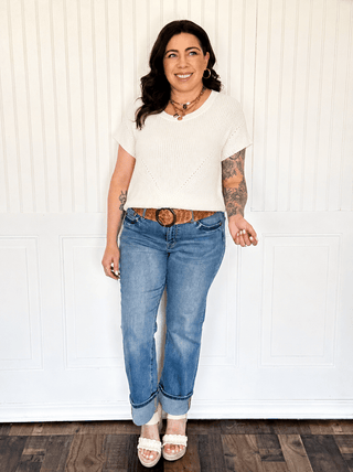 The Cloudline Short Sleeve Knit - 100 Casual Tops - The Farmhouse